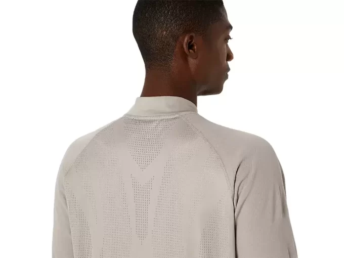 ACTIBREEZE JACQUARD GRID DURCHGEHENDER REISSVERSCHLUSSJACKE