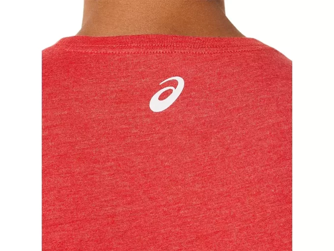ASICS GESTREIFTES KURZARM-T-SHIRT