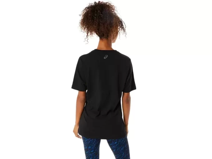 ASICS GESTREIFTES KURZARM-T-SHIRT
