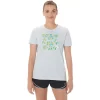 ASICS HIBISCUS SLOGAN CREW FÜR DAMEN