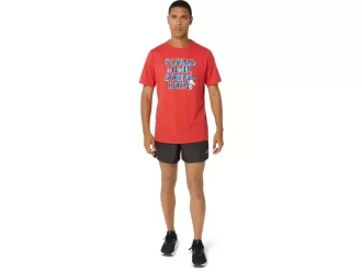 ASICS HIBISCUS SLOGAN T-SHIRT