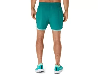 ASICS SILBERNE 2N1 5IN KURZE