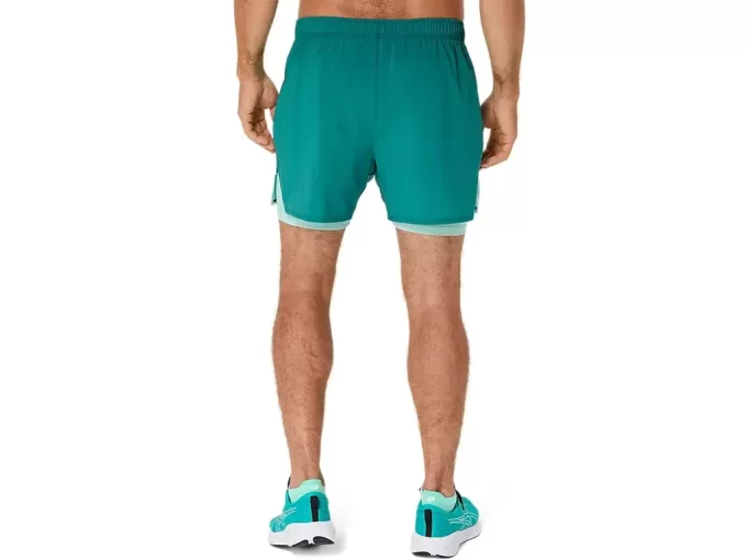 ASICS SILBERNE 2N1 5IN KURZE