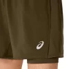 ASICS SILBERNE 2N1 5IN KURZE