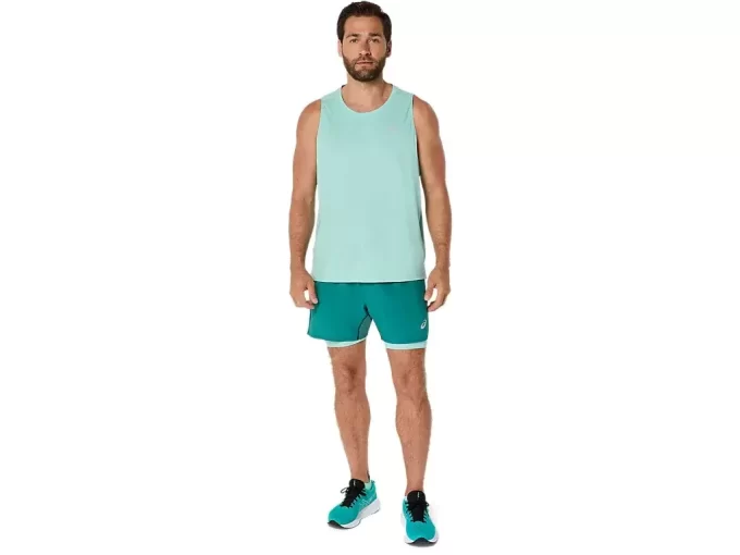 ASICS SILBERNE 2N1 5IN KURZE