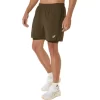 ASICS SILBERNE 2N1 7IN KURZE