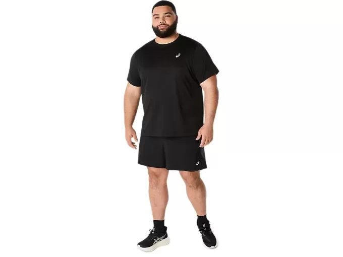 ASICS SILBERNES KURZARM-OBERTEIL