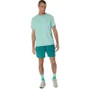 ASICS SILBERNES KURZARM-OBERTEIL