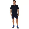 ASICS SILBERNES KURZARM-OBERTEIL
