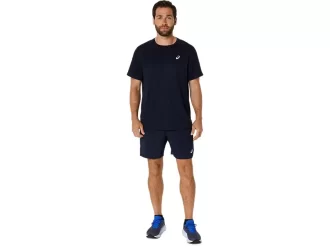 ASICS SILBERNES KURZARM-OBERTEIL