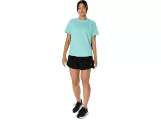 ASICS SILBERNES KURZARM-OBERTEIL