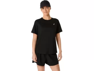 ASICS SILBERNES KURZARM-OBERTEIL