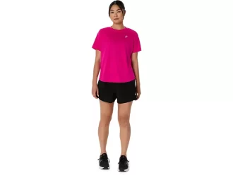 ASICS SILBERNES KURZARM-OBERTEIL