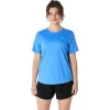 ASICS SILBERNES KURZARM-OBERTEIL