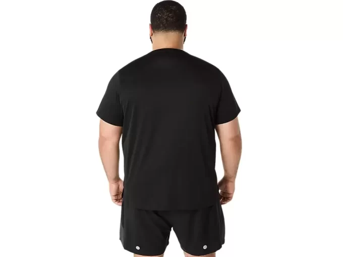 ASICS SILBERNES KURZARM-OBERTEIL