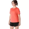 ASICS SILBERNES KURZARM-OBERTEIL