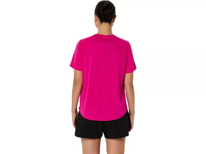 ASICS SILBERNES KURZARM-OBERTEIL