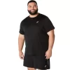 ASICS SILBERNES KURZARM-OBERTEIL