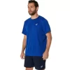 ASICS SILBERNES KURZARM-OBERTEIL