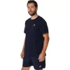 ASICS SILBERNES KURZARM-OBERTEIL