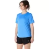 ASICS SILBERNES KURZARM-OBERTEIL