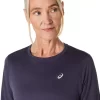 ASICS SILBERNES LANGARM-OBERTEIL