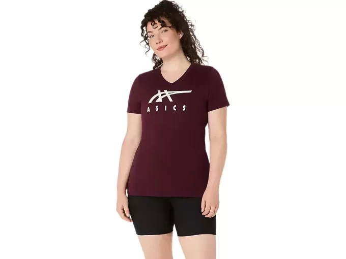 ASICS STRIPES V-NECK FÜR DAMEN