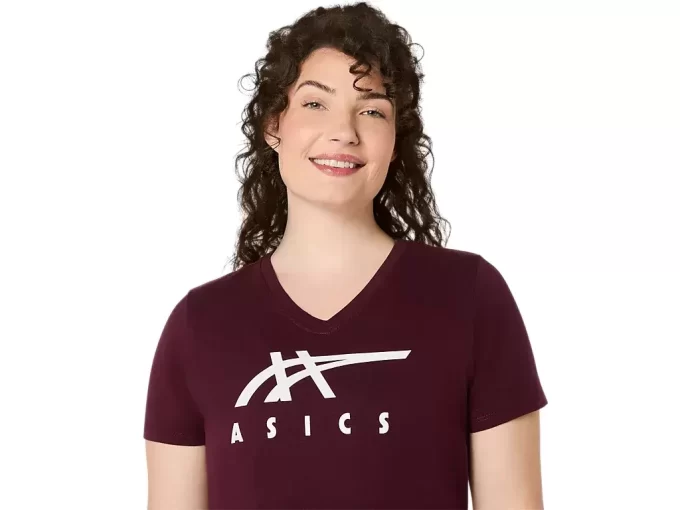 ASICS STRIPES V-NECK FÜR DAMEN