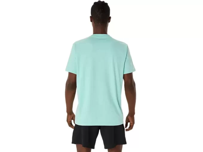 ASICS T-SHIRT MIT SPIRALE-STICKEREI