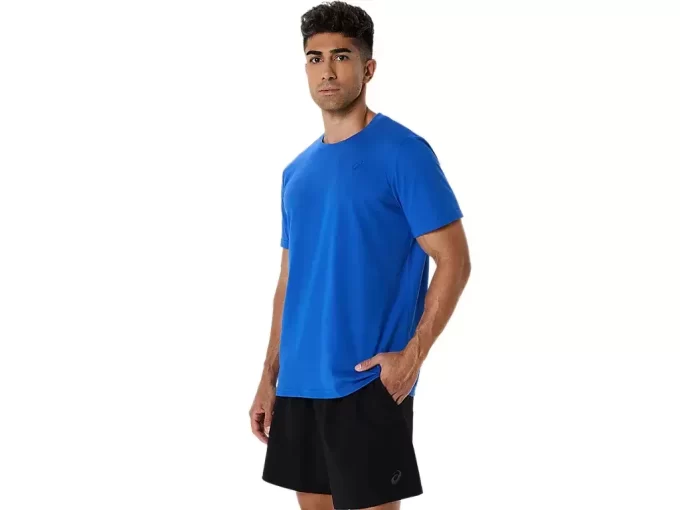 ASICS T-SHIRT MIT SPIRALE-STICKEREI