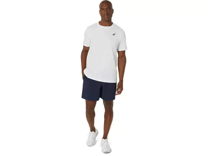 ASICS T-SHIRT MIT SPIRALE-STICKEREI