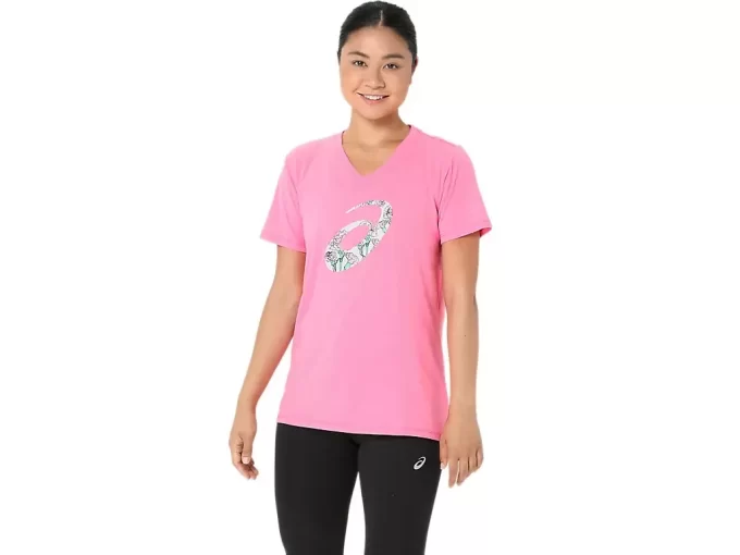 CARNATION KURZARM-V-AUSSCHNITT-SHIRT FÜR DAMEN