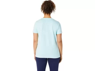 DAMEN-KURZARM-T-SHIRT MIT V-AUSSCHNITT „EST 1977“