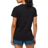 DAMEN-KURZARM-T-SHIRT MIT V-AUSSCHNITT „EST 1977“