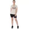 DAMEN-KURZARM-T-SHIRT MIT V-AUSSCHNITT „EST 1977“
