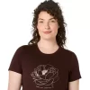 DAMEN-PFINGSTROSE-T-SHIRT