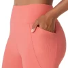 DAMEN RIB HIGH WAIST 7/8 TIGHT