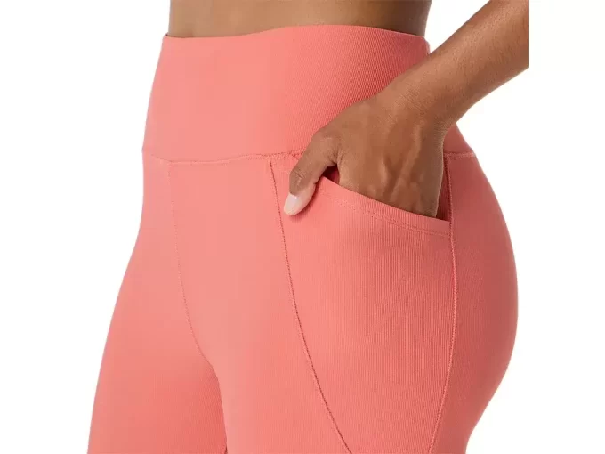 DAMEN RIB HIGH WAIST 7/8 TIGHT