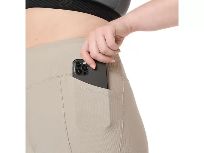 DAMEN RIB HIGH WAIST 7/8 TIGHT