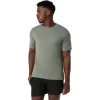 HERREN KURZARM HTHR TECH TOP