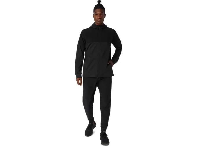 HOODIE AUS STRICKJERSEY MIT DURCHGEHENDER REISSVERSCHLUSS