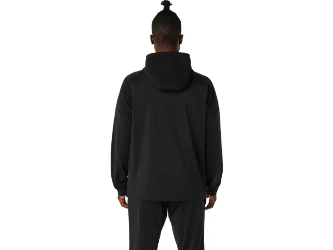 HOODIE AUS STRICKJERSEY MIT DURCHGEHENDER REISSVERSCHLUSS