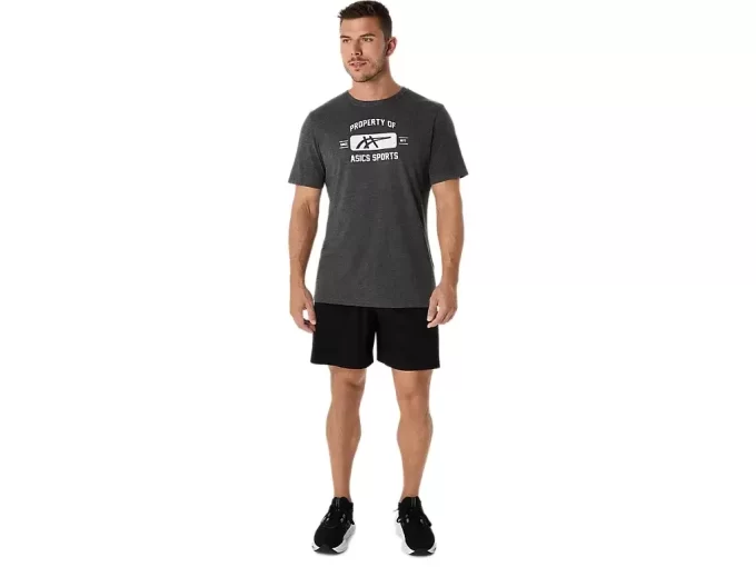 KURZARM-SPORT-T-SHIRT „PROPERTY OF ASICS“