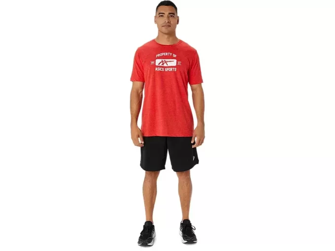 KURZARM-SPORT-T-SHIRT „PROPERTY OF ASICS“