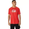 KURZARM-SPORT-T-SHIRT „PROPERTY OF ASICS“