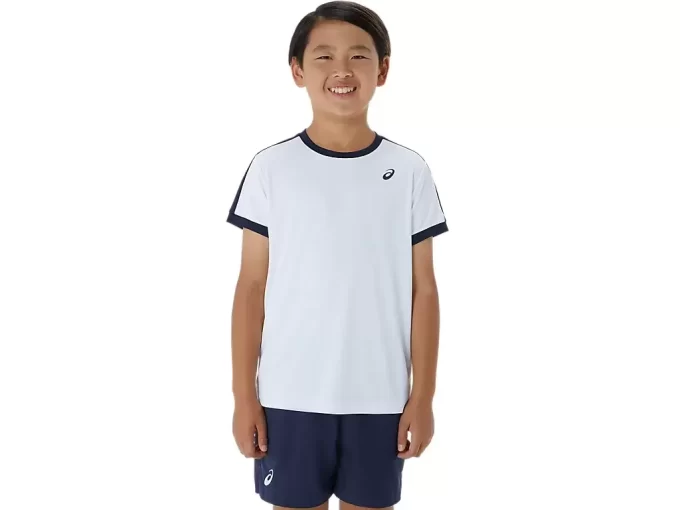 KURZARM-TENNIS-OBERTEIL FÜR JUNGEN