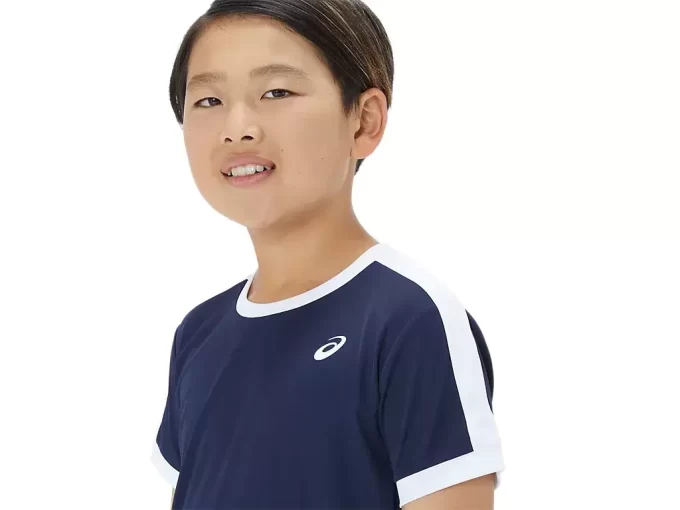 KURZARM-TENNIS-OBERTEIL FÜR JUNGEN