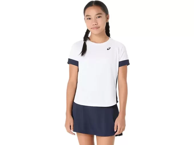 MÄDCHEN-TENNIS-KURZARM-TOP