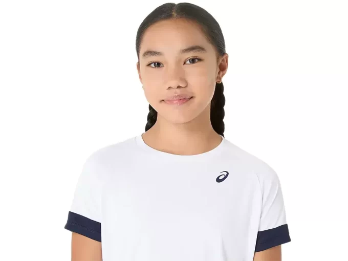 MÄDCHEN-TENNIS-KURZARM-TOP