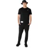 SCHWERE STRICKHOSE MIT GERADEM GESCHNITTENEM MUSTER
